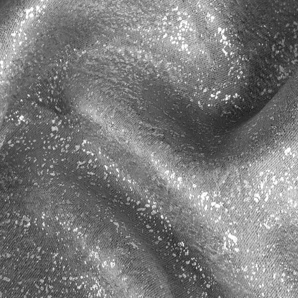 ZATEMŇOVACÍ ZÁVĚS NA PÁSCE EBRU 135X270 CM ŠEDÁ