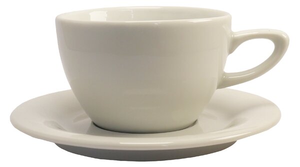 Karlovarský porcelán Šálek na latte Zdena 350 ml s podšálkem