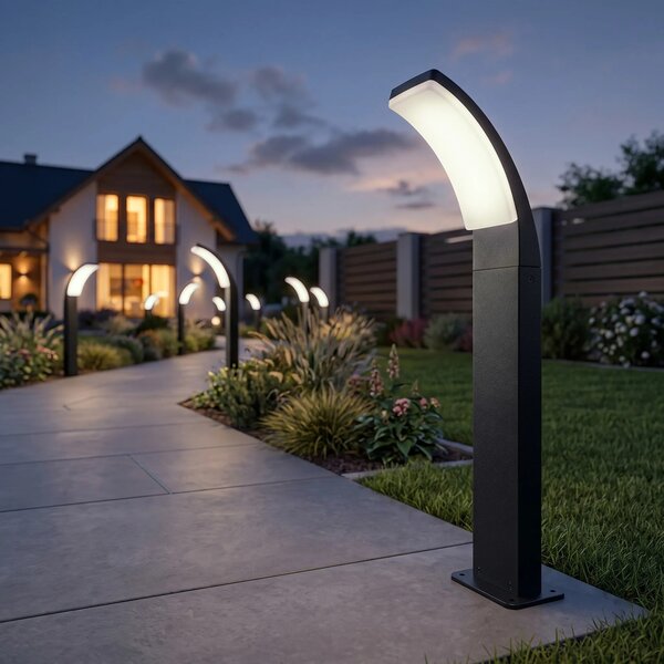 Toolight Zahradní osvětlovací LED sloupek JNH033-G černý