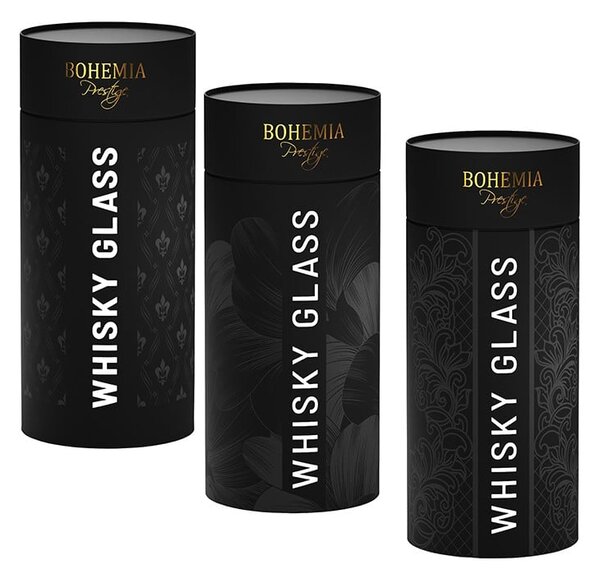 BOHEMIA PRESTIGE CONTE SKLENICE NA WHISKY V TUBĚ 320ML SADA 2KS