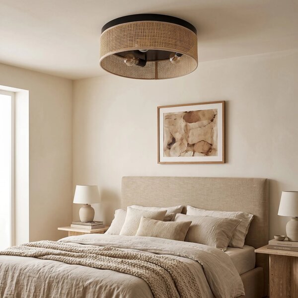 Toolight Stropní osvětlení Modern Loft APP1902-3C černá/hnědá