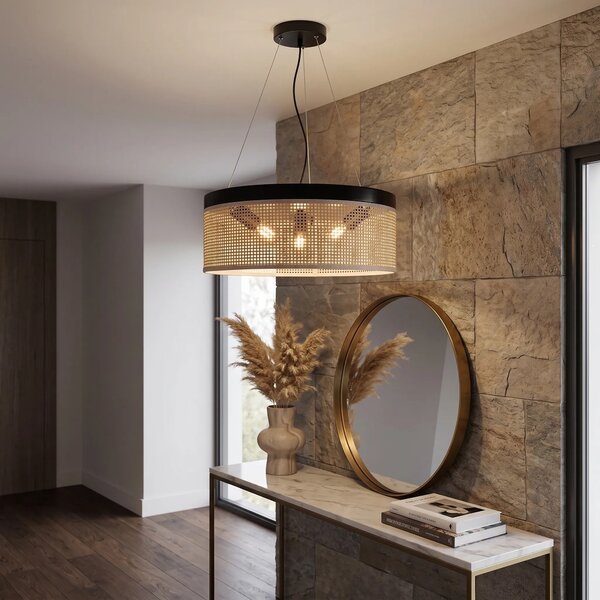 Toolight Závěsné osvětlení Modern Loft APP1901-3CP černá/hnědá