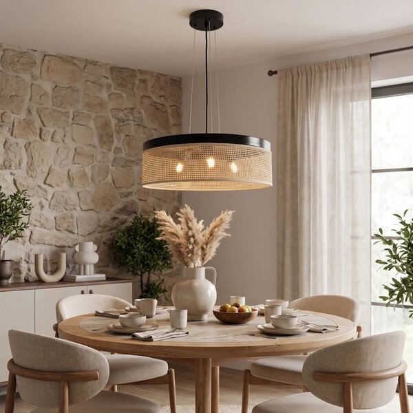 Toolight Závěsné osvětlení Modern Loft APP1901-3CP černá/hnědá