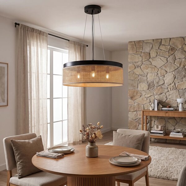 Toolight Závěsné osvětlení Modern Loft APP1901-3CP černá/hnědá