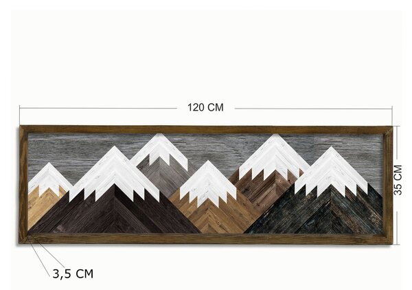ASIR Nástěnný obraz HORY MDF 120 cm