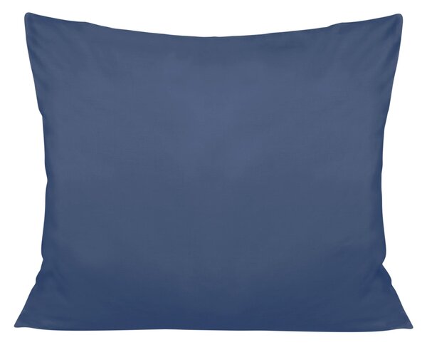 SATÉNOVÝ POVLAK NA POLŠTÁŘ 011 50X60 CM TMAVĚMODRÁ