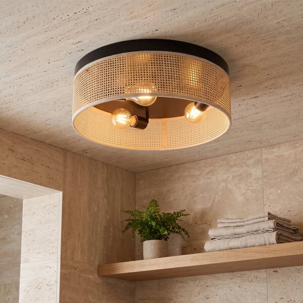 Toolight Stropní osvětlení Modern Loft APP1902-3C černá/hnědá
