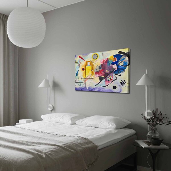 ASIR Obraz reprodukce YELOW-RED-BLUE W. KADINSKIJ 70 cm