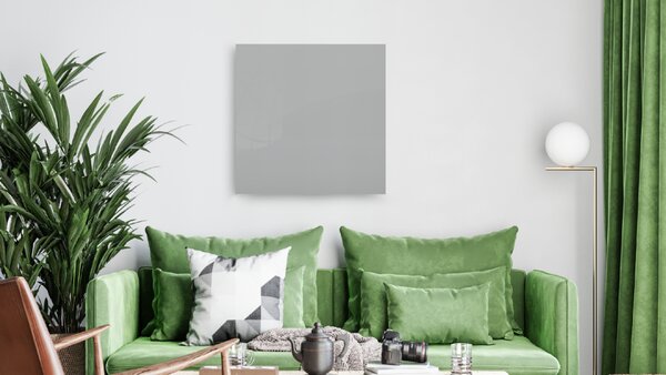 ALLboards COLOR TS50x50GREY Skleněná tabule 50 x 50 cm