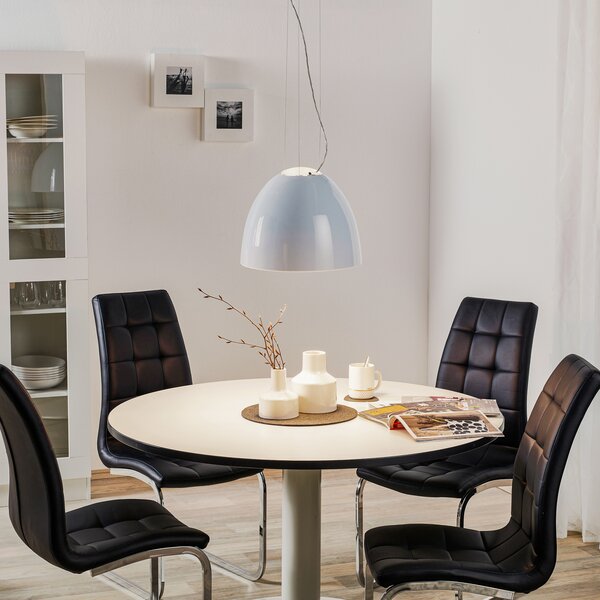 Artemide A246400_V Nur Gloss mini LED White - VYSTAVENO, závěsné svítidlo v bílém lesku, 30W LED 2700K, prům. 36cm