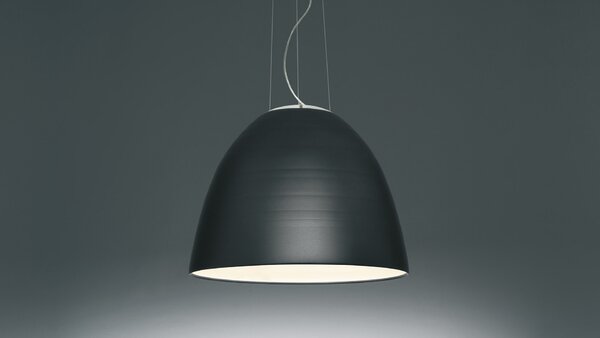 Artemide A240600 Nur Halo Anthracite grey, závěsné svítidlo s nepřímým osvětlením, 1x23W LED E27, antracit, prům. 55cm