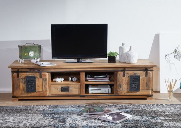 IRON II. TV stolek 200x55 cm, mango
