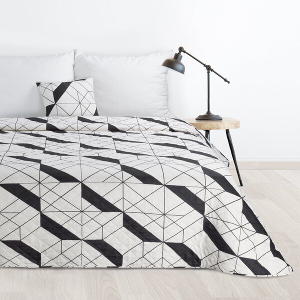 PŘEHOZ NA POSTEL D91 GEO 01 200X220 CM VZOROVANÁ BX