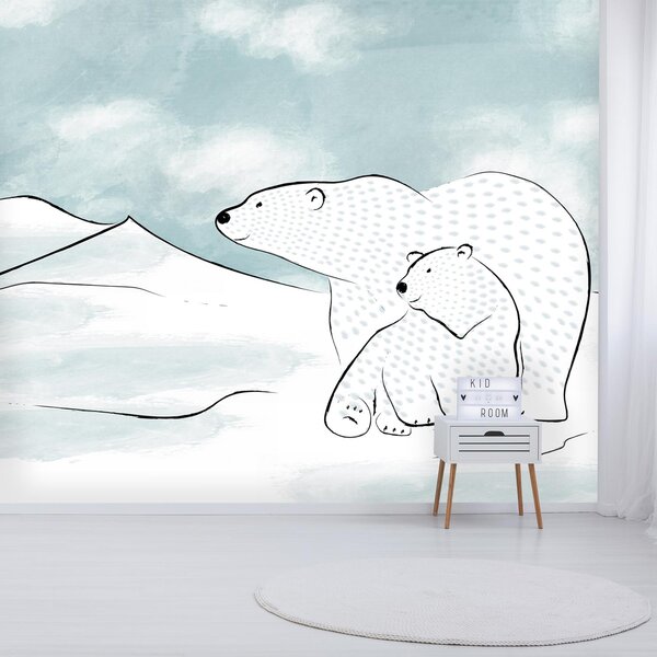 Fototapeta - Lední medvědi (245x170 cm)