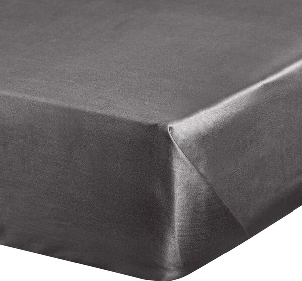 SATÉNOVÉ PROSTĚRADLO DINA 160X210 CM ŠEDÁ