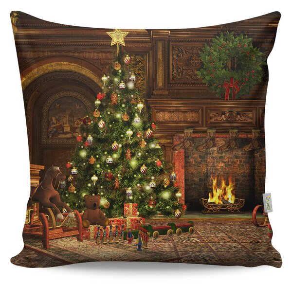ASIR Dekorativní polštář VÁNOČNÍ STROMEK 43 cm bavlna/polyester