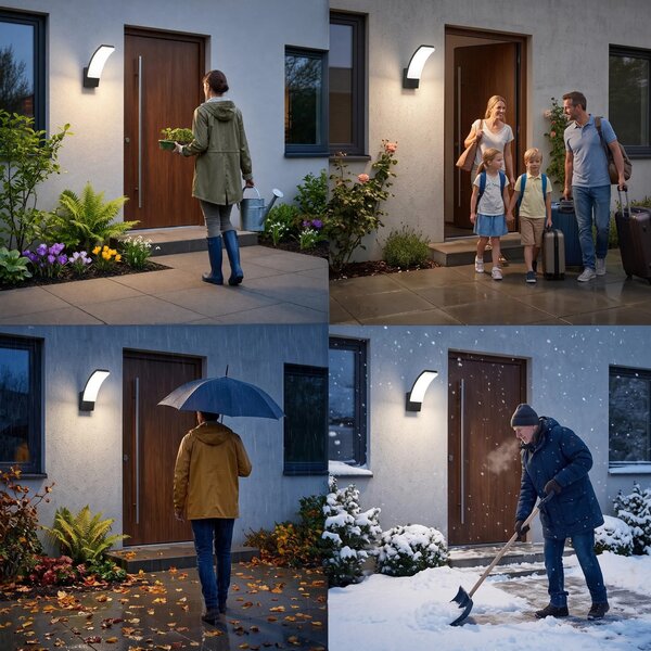 Toolight Fasádní LED osvětlení Garden JNH032-G černé