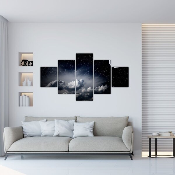 Obraz - Hvězdná obloha (125x70 cm)