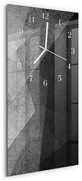 Skleněné hodiny vertikální Vzor zsppb-30x60-00079733