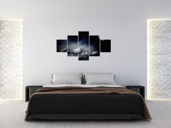 Obraz - Hvězdná obloha (125x70 cm)