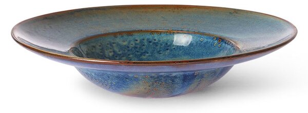 Keramický talíř na těstoviny Rustic Blue 28,5 cm