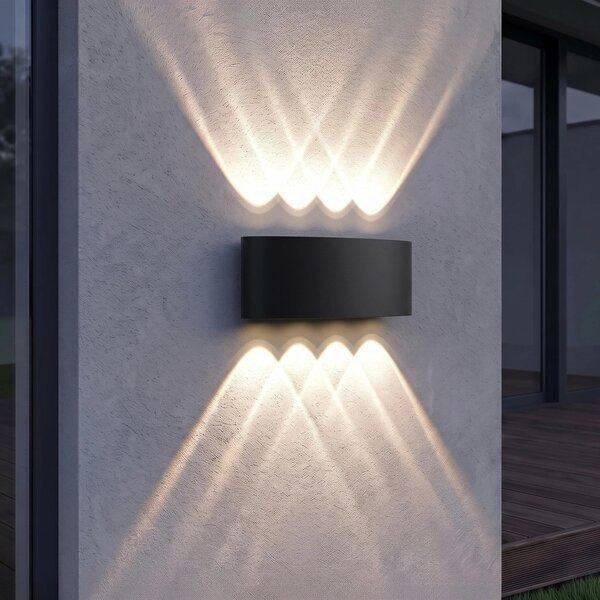 Toolight Fasádní LED osvětlení Garden 3 JNH041-8G černé