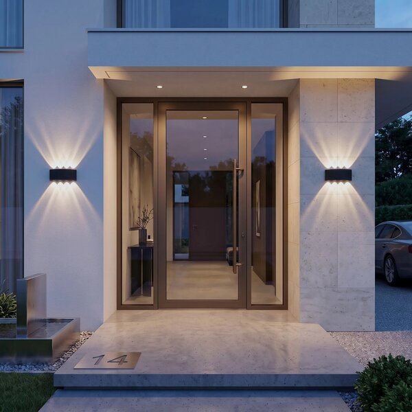 Toolight Fasádní LED osvětlení Garden 3 JNH041-8G černé