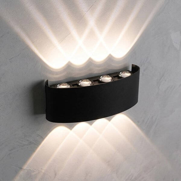 Toolight Fasádní LED osvětlení Garden 3 JNH041-8G černé