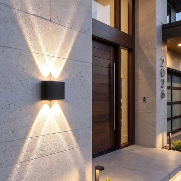 Toolight Fasádní LED osvětlení Garden 2 JNH039-4G černé