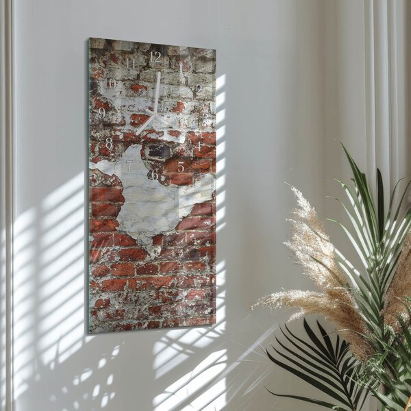 Skleněné hodiny vertikální Zeď zsppb-30x60-00079023