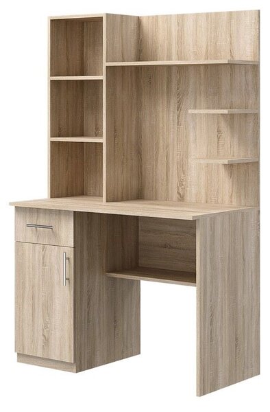 VerDesign JONAS PC stolek E6 levý, dub sonoma