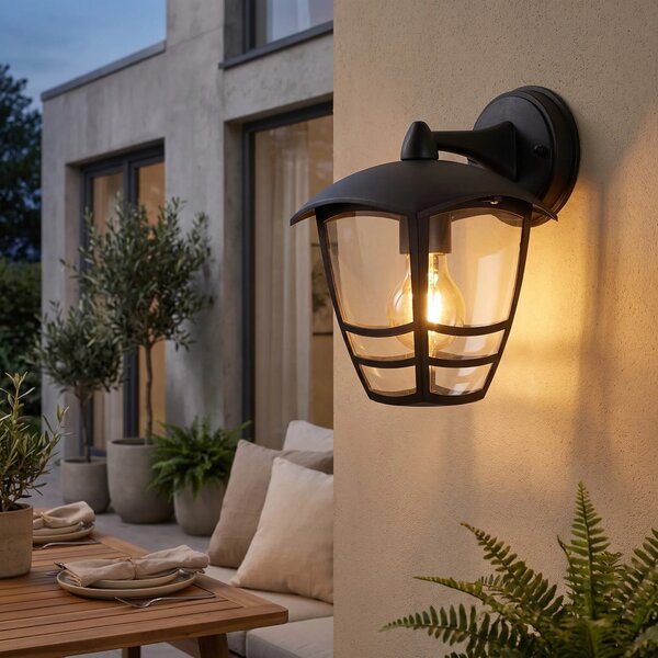 Toolight Fasádní osvětlení Garden Lucerna JNH037-1G černé