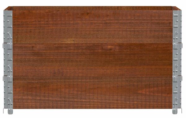 Zahradní truhlík hnědý 100 x 50 cm masivní borové dřevo