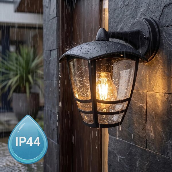 Toolight Fasádní osvětlení Garden Lucerna JNH037-1G černé