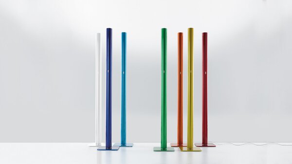 Artemide 1640020APP Ilio, bílá stojací lampa pro nepřímé osvětlení, 39W LED 3000K, 175cm