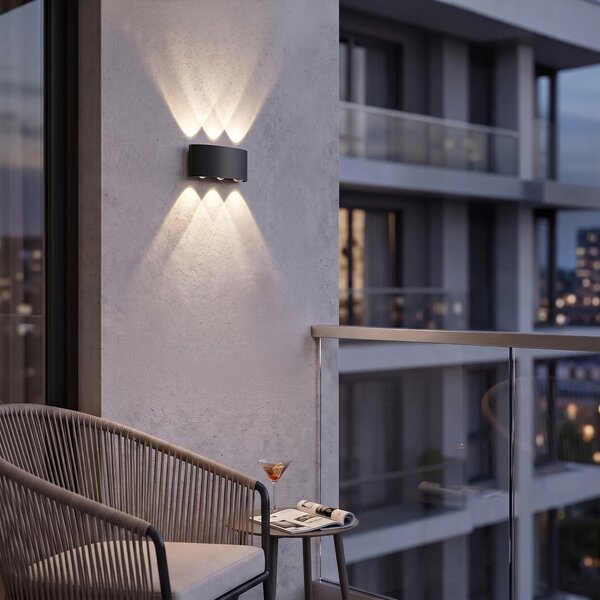 Toolight Fasádní LED osvětlení Garden JNH040-6G černé
