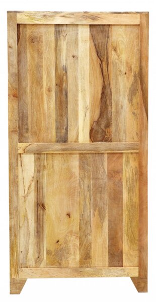 Knihovna Manu 90x180x35 z mangového dřeva