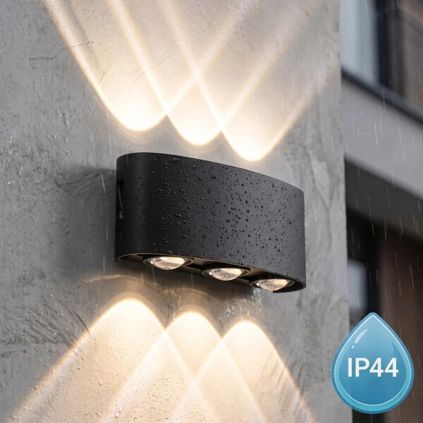 Toolight Fasádní LED osvětlení Garden JNH040-6G černé