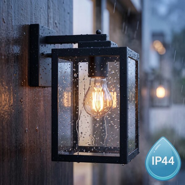 Toolight Fasádní osvětlení Garden Lucerna JNH038-1G černé