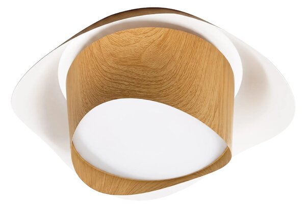 Toolight Stropní LED osvětlení Modern Wood APP1930-C 40cm dekor dřeva