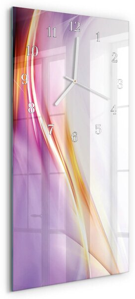 Skleněné hodiny vertikální Abstrakce zsppb-30x60-00081951