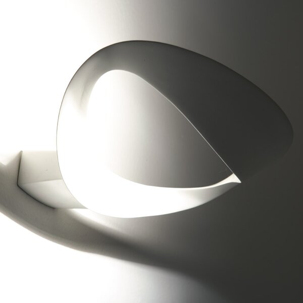 Artemide 0918W10A Mesmeri LED, designová nástěnná lampa, 28W LED 2700K stmívatelná, bílá, šířka: 34cm