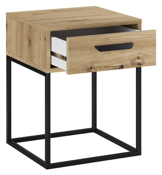 Comad Noční stolek Navello 40 se zásuvkou - dub artisan