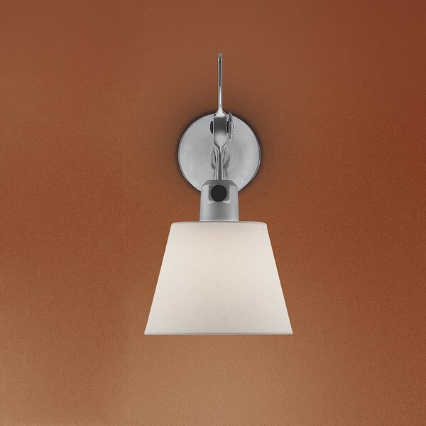 Artemide Designová nástěnná lampa Tolomeo Wall difuzor, 1xE27, ø 18cm Materiál stínidla: Pergamenový papír