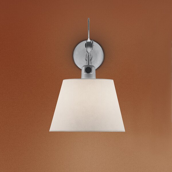 Artemide Designová nástěnná lampa Tolomeo Wall difuzor, 1xE27, ø 24cm Materiál stínidla: Pergamenový papír