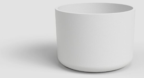 Květináč JUNO, 19 cm, keramika, bílá