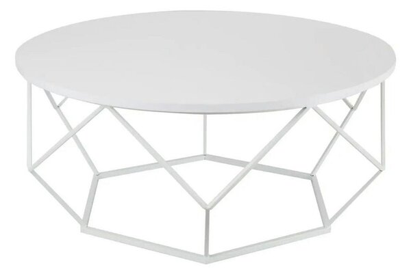 HowHomely Konferenční stolek DIAMOND 41,5x90 cm bílá DD0045