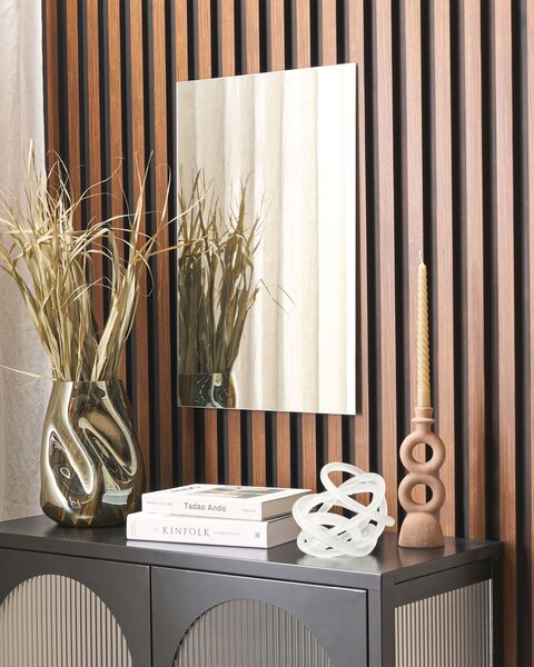 Zrcadlo ANGERS 40 cm 60 cm Stříbrná