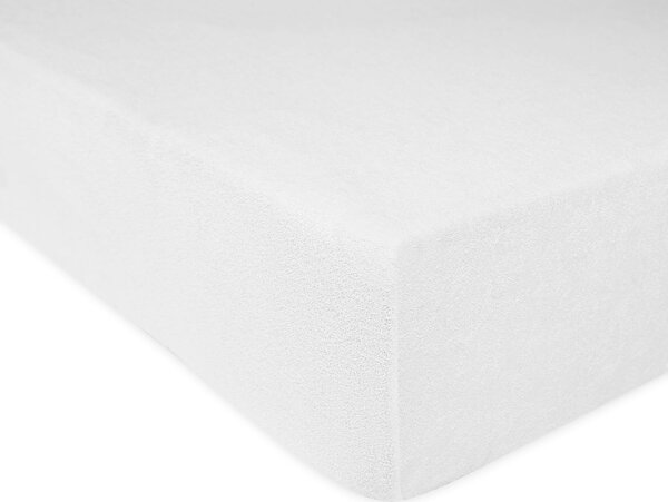 FROTÉ PROSTĚRADLO 001 60X120 CM BÍLÁ