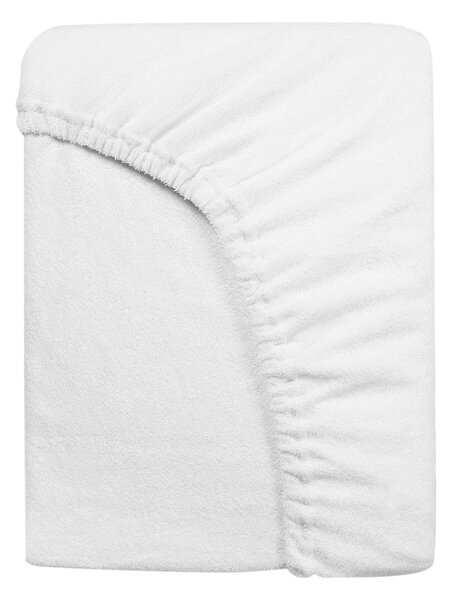 FROTÉ PROSTĚRADLO PREMIUM 90X200 CM BÍLÉ